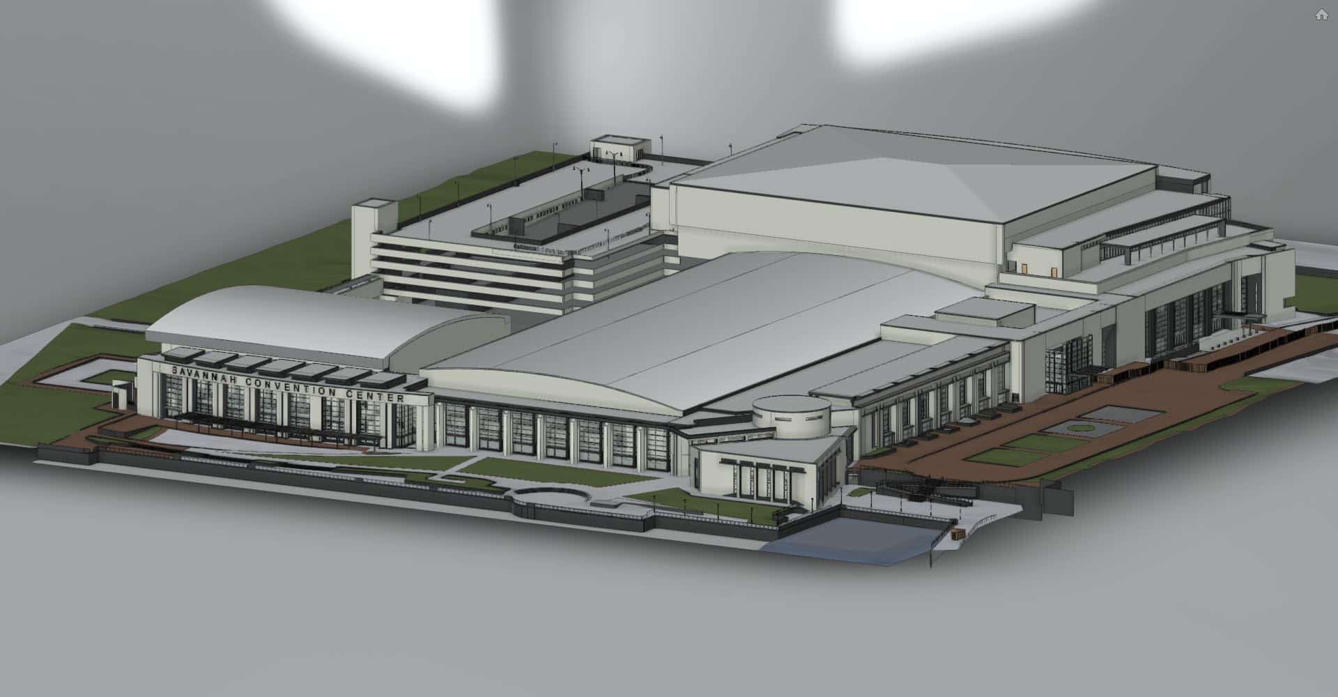 SCENA Scan-to-BIM: convention center 3D model from reality capture